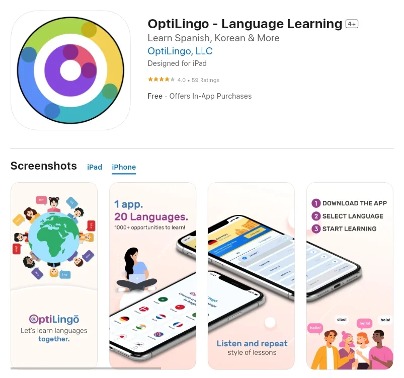 OptiLingo - Language Learning